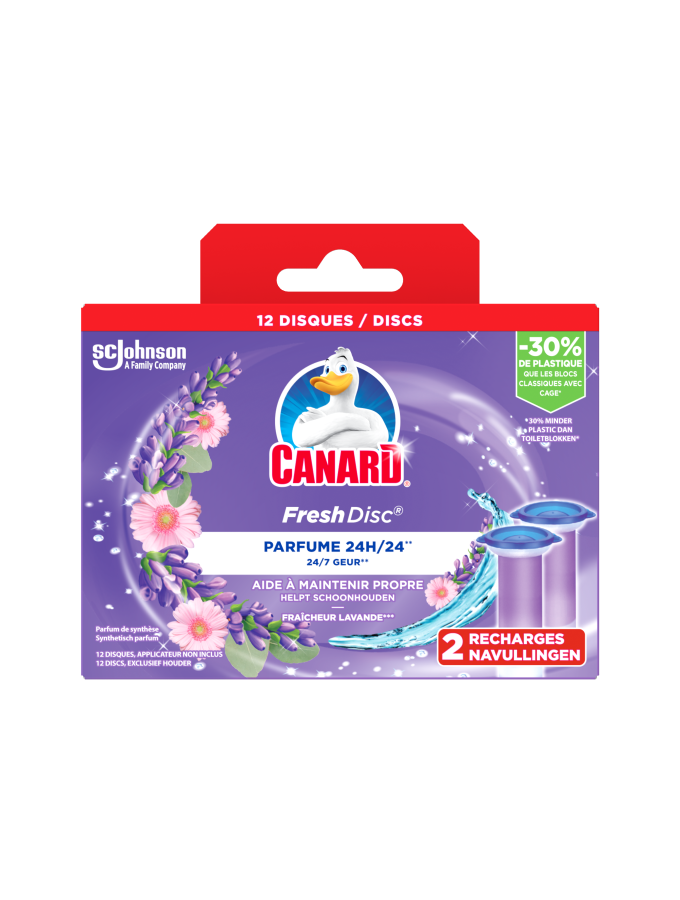 Canard WC Fresh Disc Nettoyant Fraîcheur Lavande 36 ml